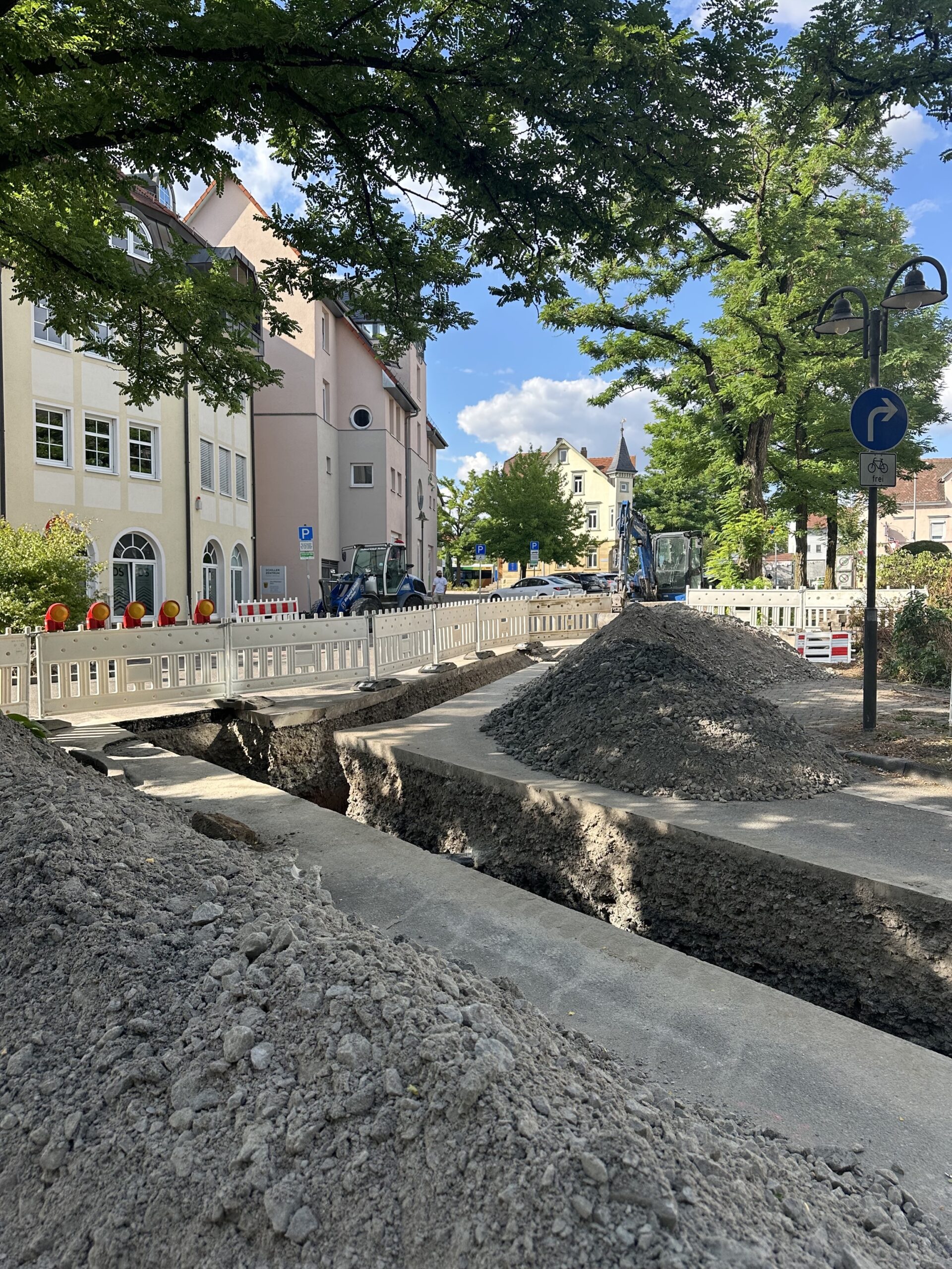 Baumaßnahme im Haagweg